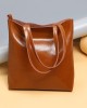 New summer new cowhide women's bags, fashionable, simple tote bags, large-capacity, fashionable handbags and shopping bags
