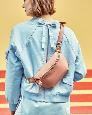 2025 new genuine leather bags, crossbody chest bags for women, trendy small bags, versatile genuine leather waist bags for women, trendy instagram.