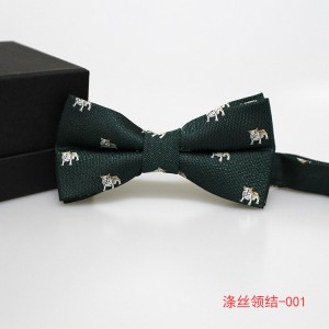 Factory direct supply, ready-to-stock men's formal bow ties, cartoon animal logo casual men's bow ties.