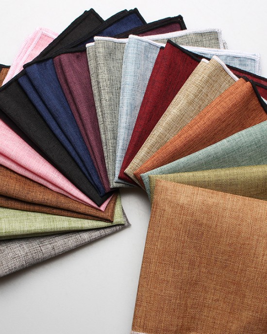 Shengzhou Factory Direct: Fashionable Gentlemen's Formal Suit Pocket Squares (Wholesale)