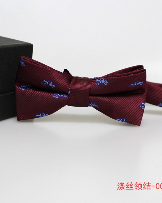 Factory direct supply, ready-to-stock men's formal bow ties, cartoon animal logo casual men's bow ties.