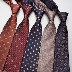 8cm business formal ties, men's polyester jacquard business retro ties, available from manufacturers and wholesale in multiple colors.