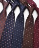 8cm business formal ties, men's polyester jacquard business retro ties, available from manufacturers and wholesale in multiple colors.