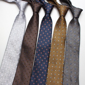 Factory direct supply of men's ties, formal, professional, business, and wedding ties, jacquard polyester ties.