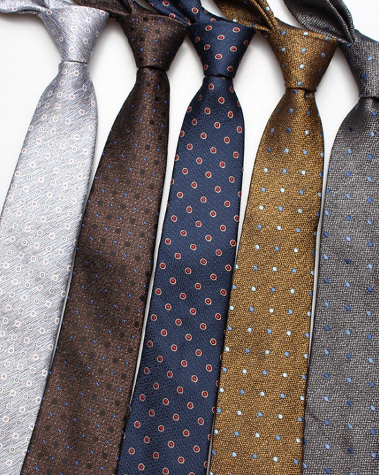 Factory direct supply of men's ties, formal, professional, business, and wedding ties, jacquard polyester ties.