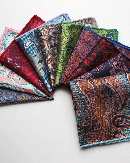 In-Stock Men's Formal Suit Pocket Squares: Wedding Ties and Bow Tie Pocket Squares (Factory Direct)