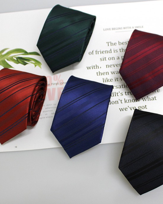 Men's jacquard polyester business tie manufacturers, ready-to-stock wholesale, classic trendy floral striped ties.