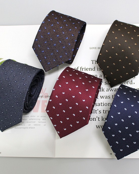 2023 new professional formal tie manufacturer in stock Polyester business shirts and men's ties.