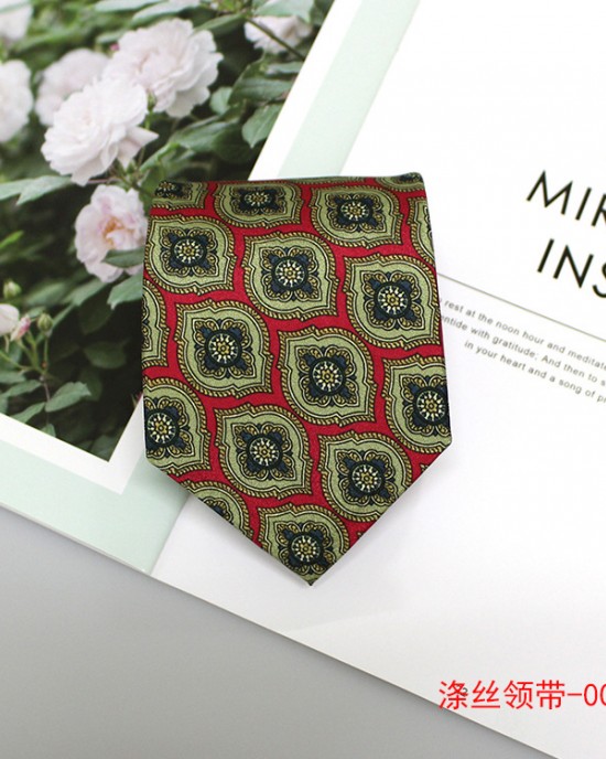 2023 new 9cm printed men's ties, factory in stock, business casual and fashionable British-style suit ties