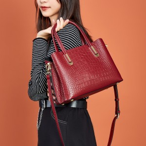 2025 new trendy, elegant top-grain handbags, versatile women's handbags, genuine leather shoulder bags.