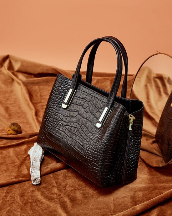 2025 new trendy, elegant top-grain handbags, versatile women's handbags, genuine leather shoulder bags.