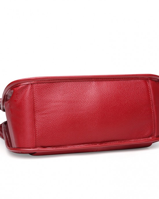 Top-grain cowhide women's handbags, new summer European and American fashion tote bags, genuine leather women's bags, single-shoulder crossbody bags