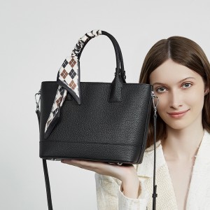 Genuine leather women's bag, 2025 new women's handbag, stylish mother's bag, large-capacity vegetable basket crossbody bag