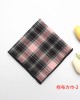 New British-style plaid cotton small square handkerchiefs, available for wholesale, suitable for business suits, shirts, and handkerchiefs.