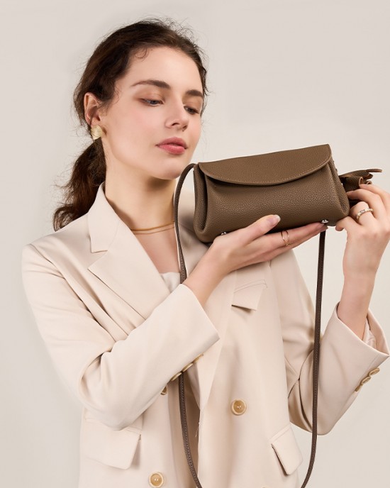 2025 new trendy, high-end, fashionable, summer mini, exquisite genuine leather soft leather bags for women.