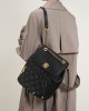 2025 new women's backpack, a Chanel-style chain backpack, a high-quality travel bag