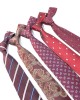 Lei'er new red series 8cm polyester jacquard business suit ties, bulk tie manufacturer in stock.