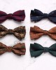Men's groom's wedding bow ties, Chinese-style bow ties for formal photoshoots, stylish striped bow ties, available from manufacturers.