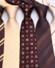 Lei'er brown ties, men's fashionable business polyester hand-tied ties, manufacturer wholesale, in a variety of colors