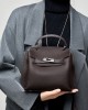 2025 spring/summer new high-end, niche-design underarm shoulder bag, large-capacity soft cowhide tote bag.