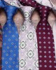 Leier men's floral ties, casual ties for banquets and performances, with cashew pattern ties, Korean-style 9cm neckties.