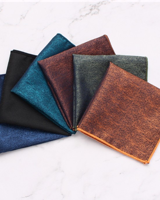 Men's pocket squares, British retro plaid handkerchiefs, wedding handkerchiefs, business suits and shirts, wholesale