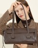 Spring/summer new vegetable-tanned cowhide underarm bag Luxury-style pillow-shaped women's handbag, popular and versatile single-shoulder baguette bag