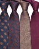 New brown retro tie, men's business fashion, polyester hand-tied tie, factory in stock and wholesale, multiple colors available.