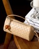Hot-Style Woven Leather Crossbody Small Bag for Women, Fashionable and Simple Casual Small Pillow Bag for Phones