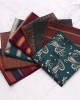 Whole-Stock Men's Formal Business Suit Pocket Squares, Striped Floral Chest Handkerchiefs, Small Party Handkerchiefs