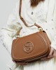 2025 new saddle bag, luxury retro genuine leather shoulder and crossbody bag, versatile luxury underarm bag