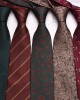 New 8cm hand-tied tie, men's business retro polyester paisley diagonal striped suit accessory tie wholesale