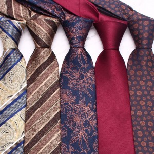 Lei'er Business Ties, Men's Polyester Jacquard Business Retro Ties, Manufacturer & Wholesale, Multiple Colors Available