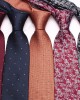 Lei'er plaid casual tie for banquets, striped cashew flower pattern tie, Korean style 8cm tie factory.