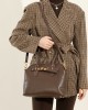 Top-Grain Cowhide Leather Commuter Bag, a High-End Underarm Handbag