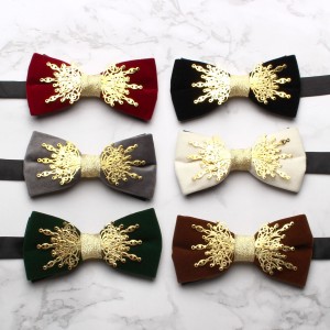 Men's Korean-style printed bow ties, groomsmen and wedding bow ties, and casual velvet bow ties are available.