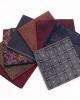 Leier men's business suit pocket squares, patterned wedding handkerchiefs, and small square handkerchiefs for banquets and suit accessories.