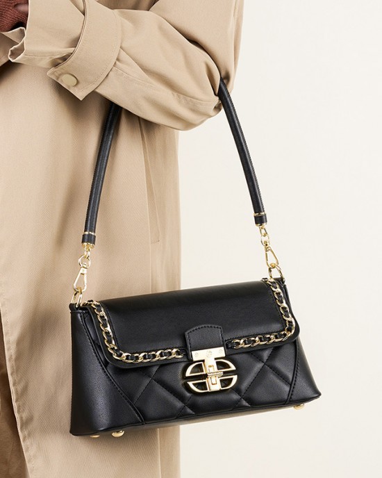 Order a niche new genuine leather women's bag, heavily embroidered baguette small square bag, chain bag, luxury crossbody underarm bag.