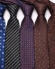 Lei'er new business series 8cm polyester jacquard tie for business suits, bulk tie in stock