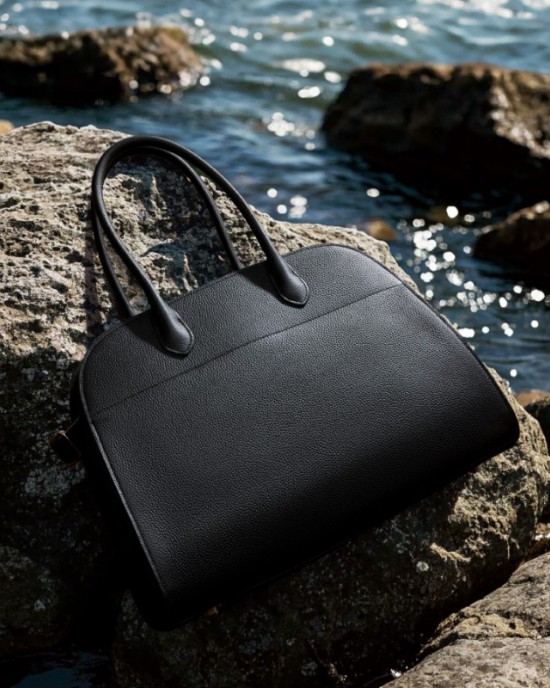 2025 Spring/Summer new TOGO top-grain leather tote bag, large-capacity niche travel handbag, genuine leather women's bag