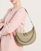 Genuine leather underarm bag, 2025 new dumpling bag, fashionable shoulder bag, high-end chain bag, trendy women's bag