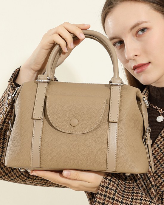 New Genuine Leather Women's Crossbody Handbag Versatile, stylish, single-shoulder, crossbody, and commuter bags.