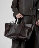 New genuine leather women's bags, cross-border cowhide tote bags, niche crossbody, vintage soft leather, large capacity.