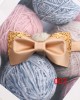 Leier men's stylish bow ties, trendy shirts, suits, banquets, and wedding accessories, including bow ties with gold embellishments.