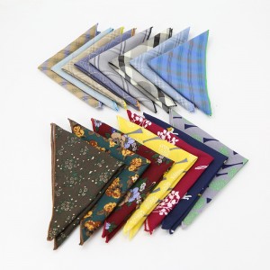 British patterned pocket squares, men's suit pocket squares and handkerchiefs, Korean-style dress chest squares and handkerchiefs, wholesale.