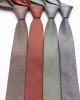 New 6cm formal business men's ties, professional groom's solid color hand-tied ties for weddings, suit accessories