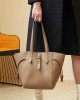 Niche high-end design, top-grain cowhide, versatile autumn commuter handbag, new large-capacity crossbody box bag