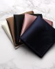 Solid-color British-style pocket squares for men's suits, chest scarves for formal attire for banquets and wedding photography.
