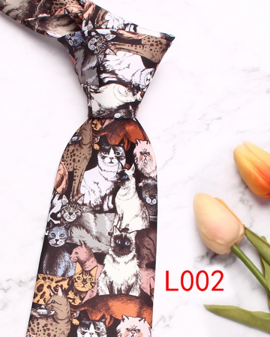 Men's printed ties, European and American floral ties, 8cm Korean-style paisley wedding groom ties, manufacturer and wholesale