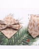 Lei'er men's tie sets, three-piece polyester striped tie, bow tie, and handkerchief set. Suit accessories manufacturers in stock